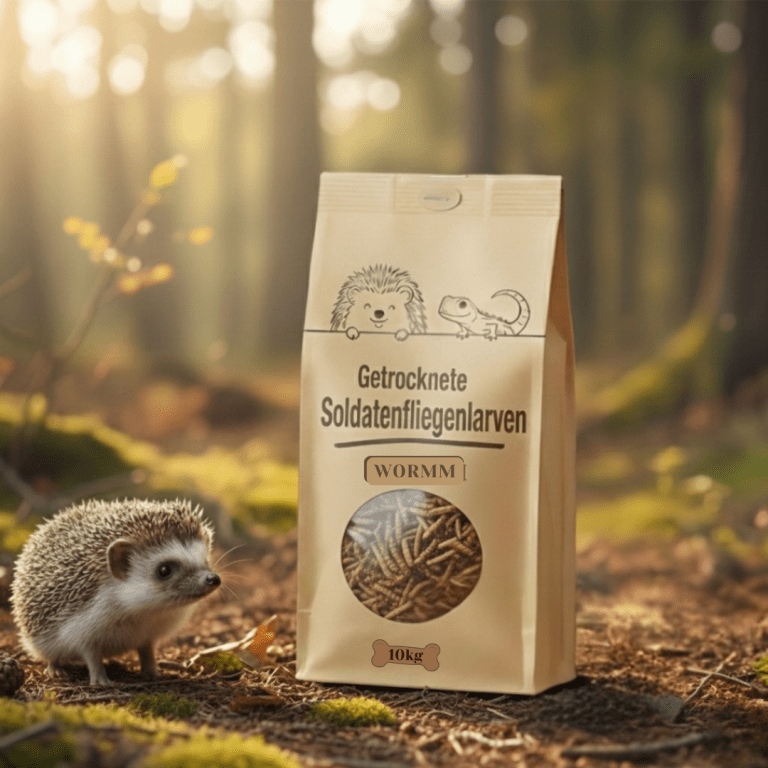 Soldatenfliegen getrocknet in eienr Tüte