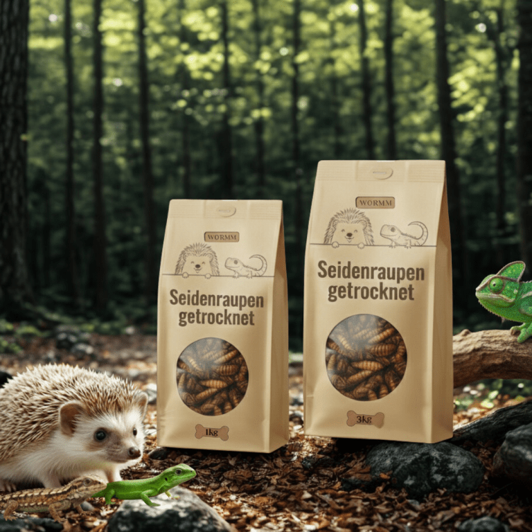 1 kg bis 3kg - Premium Seidenraupen getrocknet